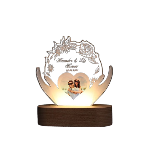  PERSONALIZED RECTANGULAR PHOTO LED LAMP